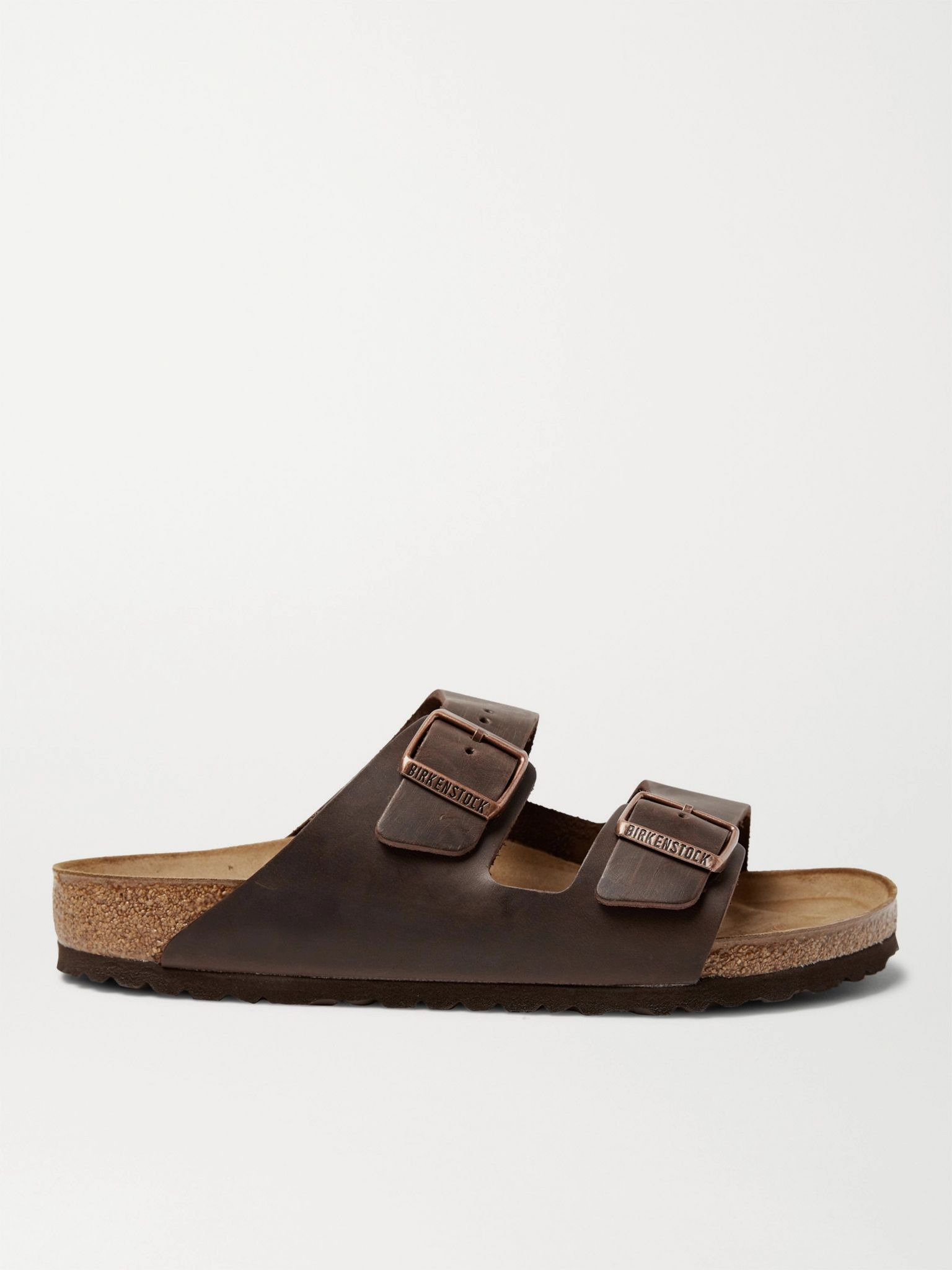 Arizona Oiled-Leather Sandals Dark brown - 1