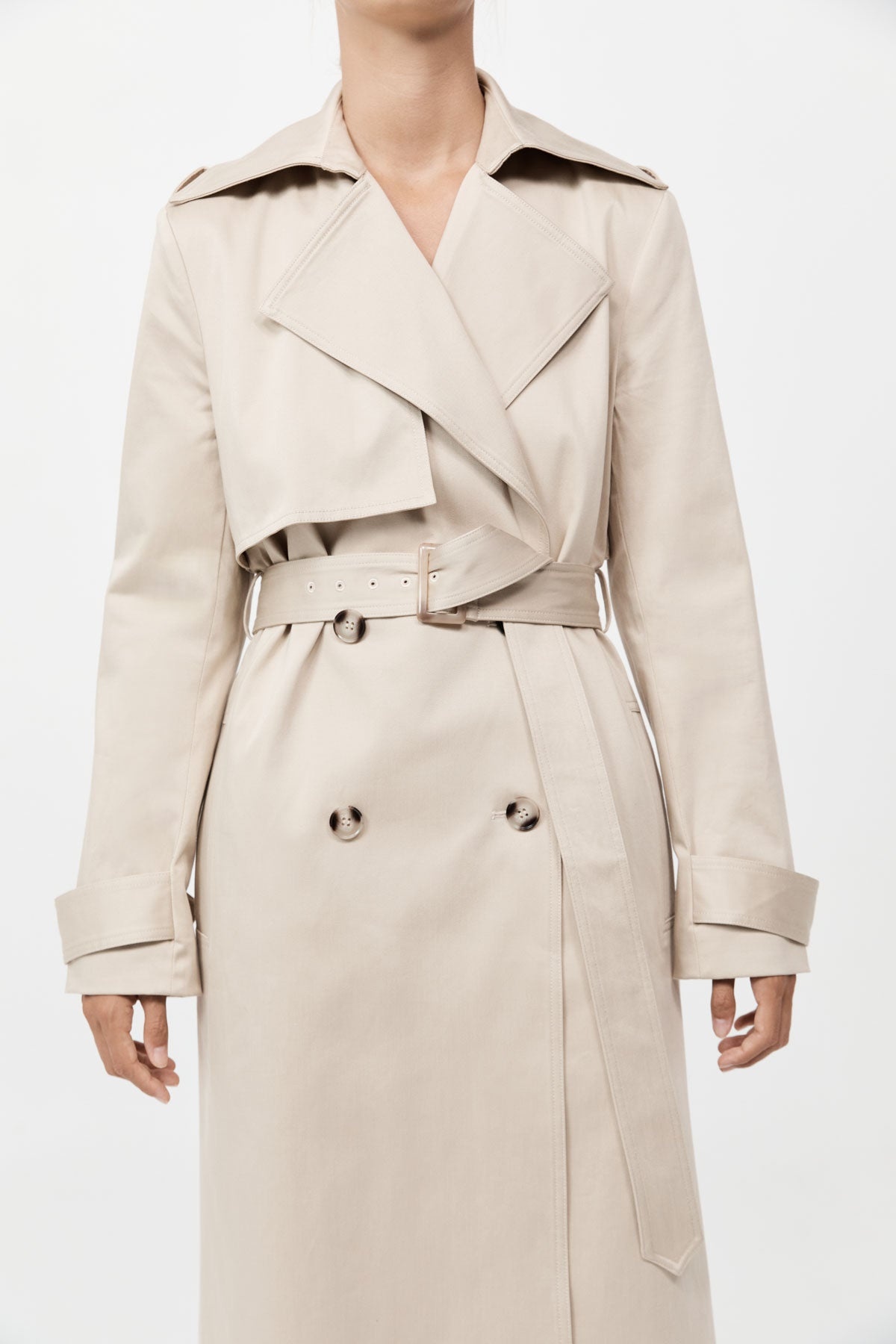 Classic Trench Coat - Champagne - 4