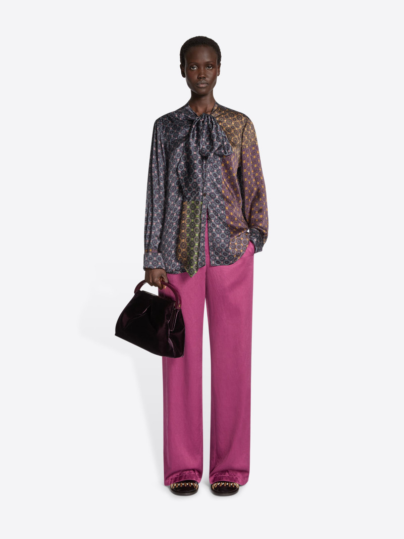 Dries Van Noten SILK PUSSY-BOW SHIRT outlook
