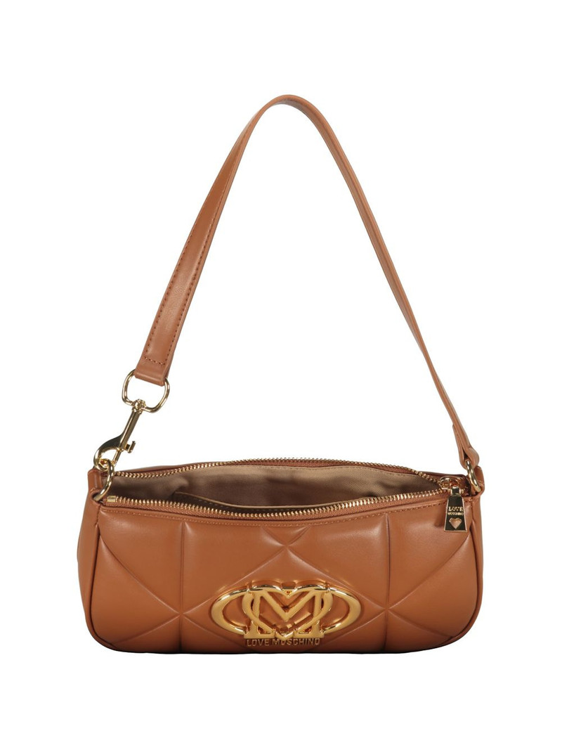 metallic logo shoulder bag 4