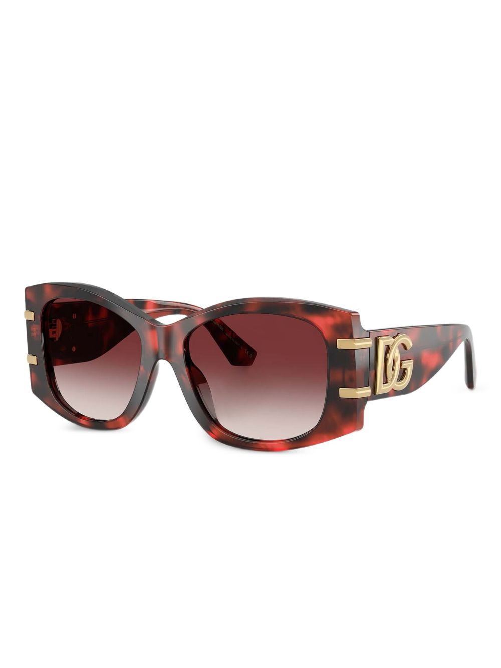 logo-plaque geometric sunglasses - 2