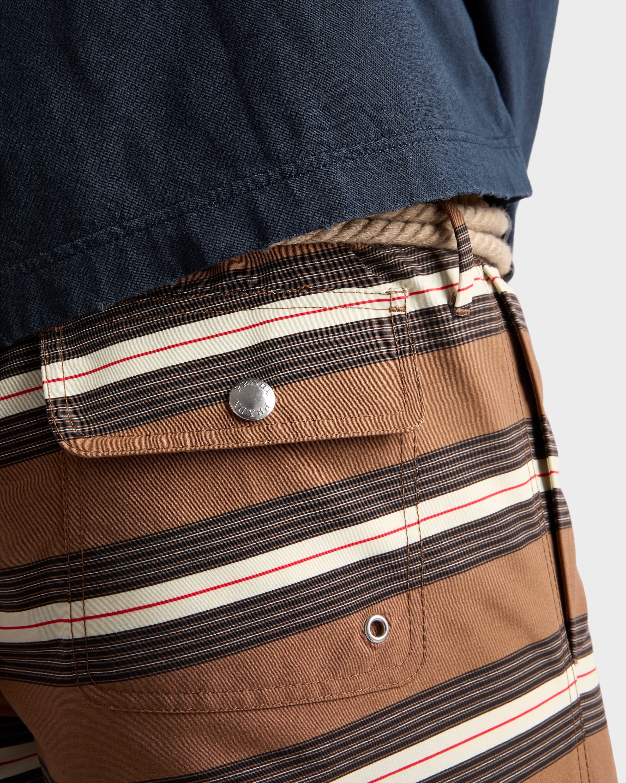 Technical fabric swim trunks - 4