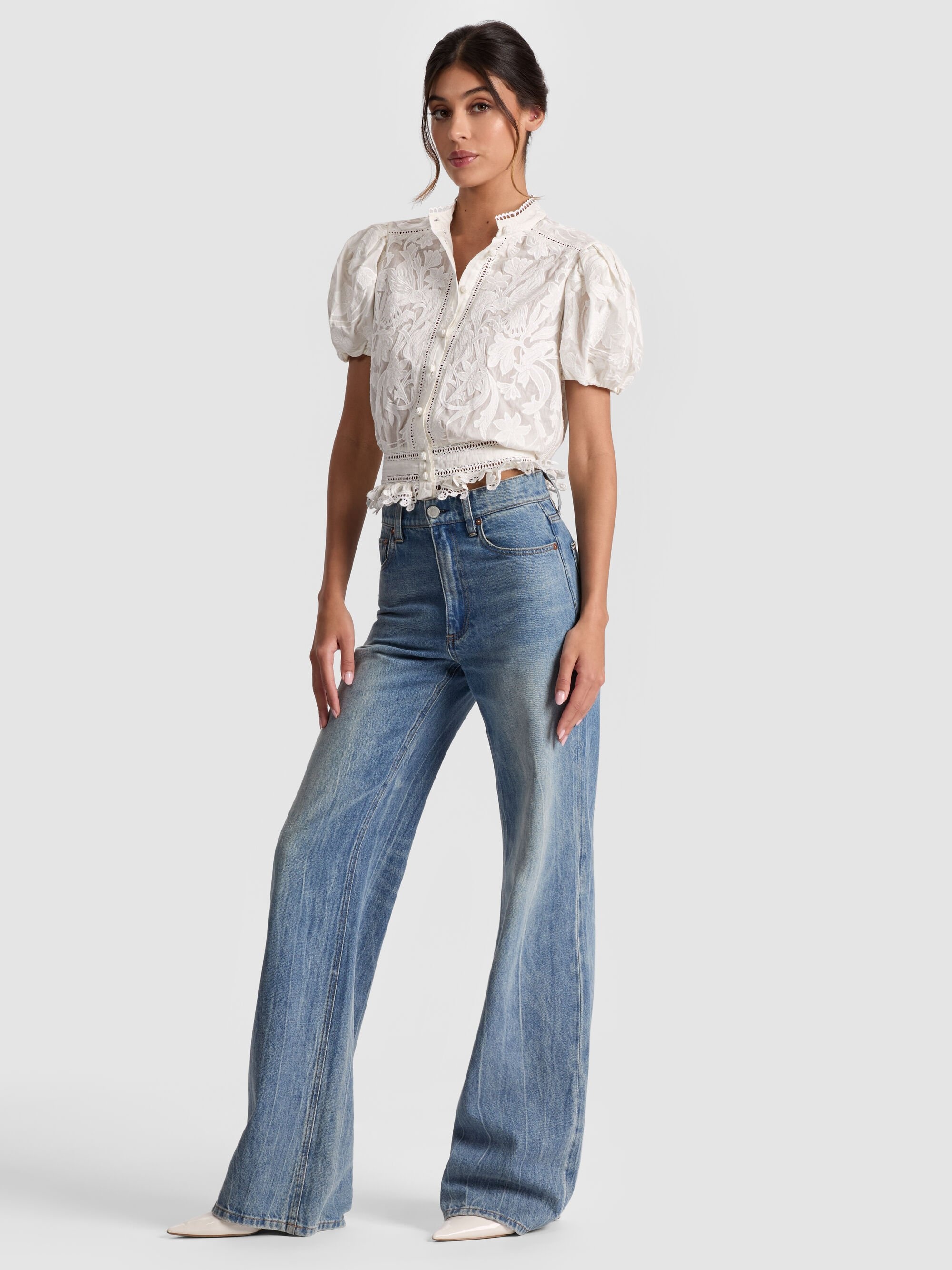 LORYN EMBROIDERED BLOUSE - 6