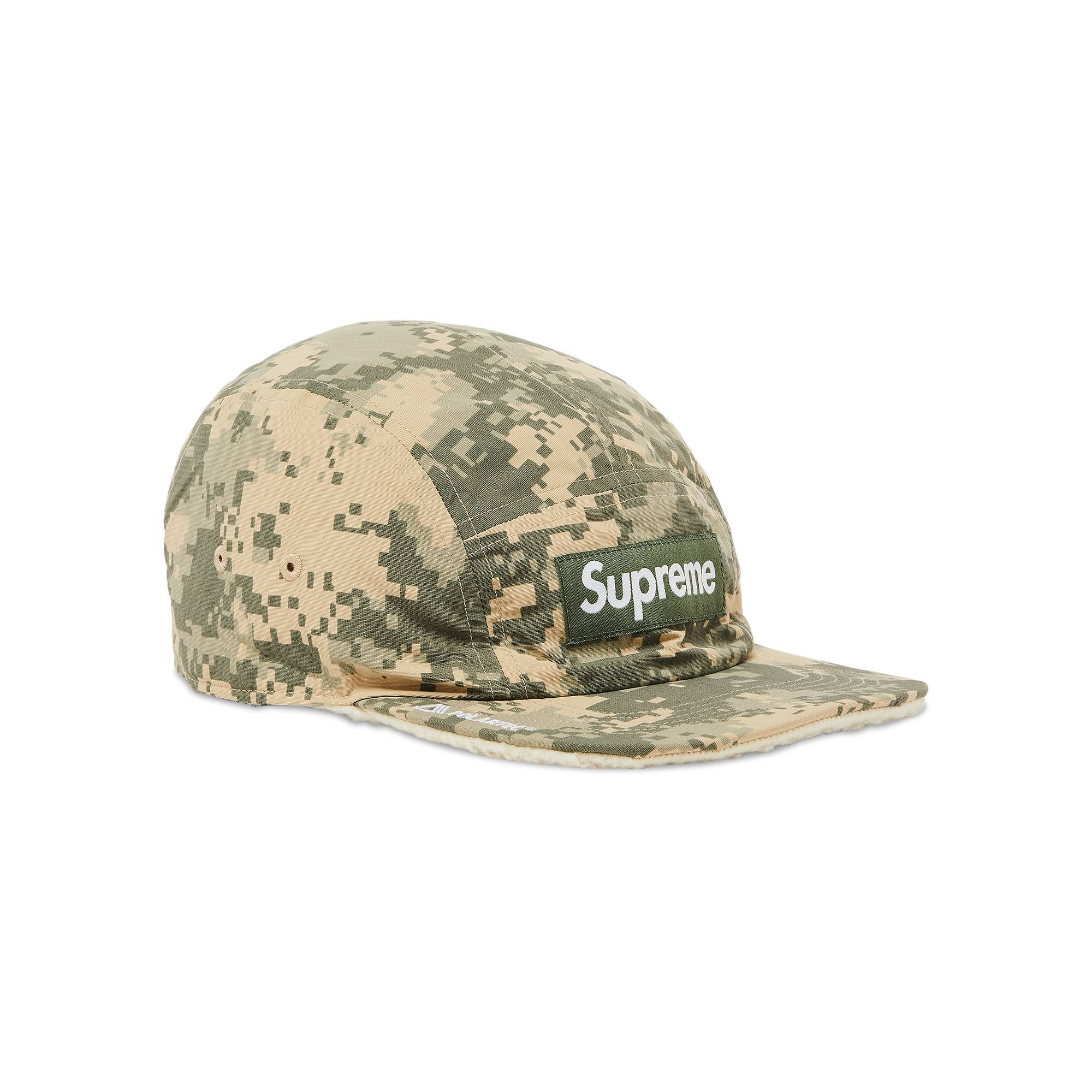 Supreme Polartec Shearling Reversible Camp Cap 'Digi Camo' - 2