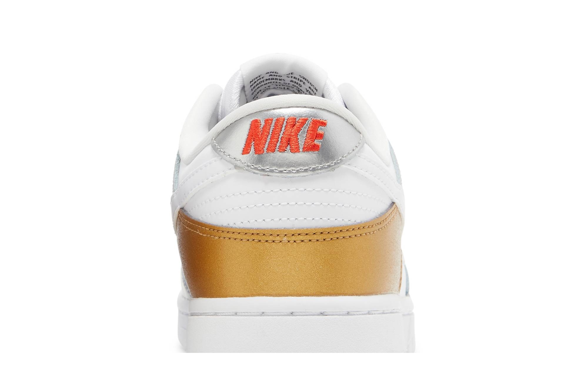 Wmns Dunk Low SE 'Silver Gold Metallic' - 7