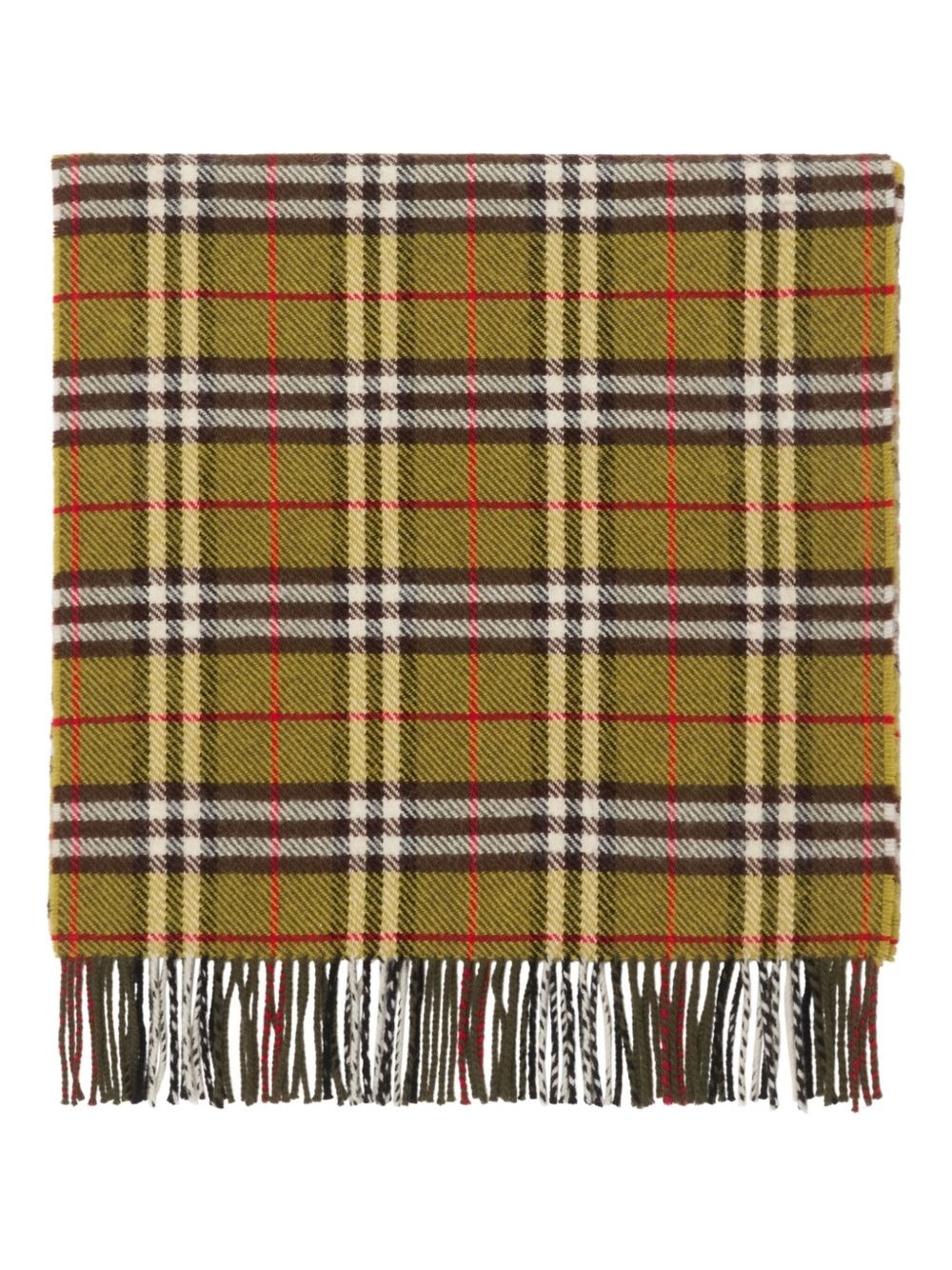 checkered scarf - 2