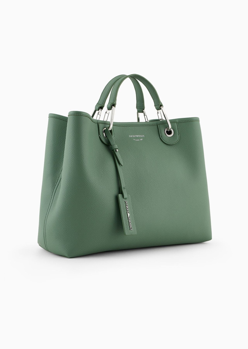 EMPORIO ARMANI Medium MyEA shopper bag with deer print outlook