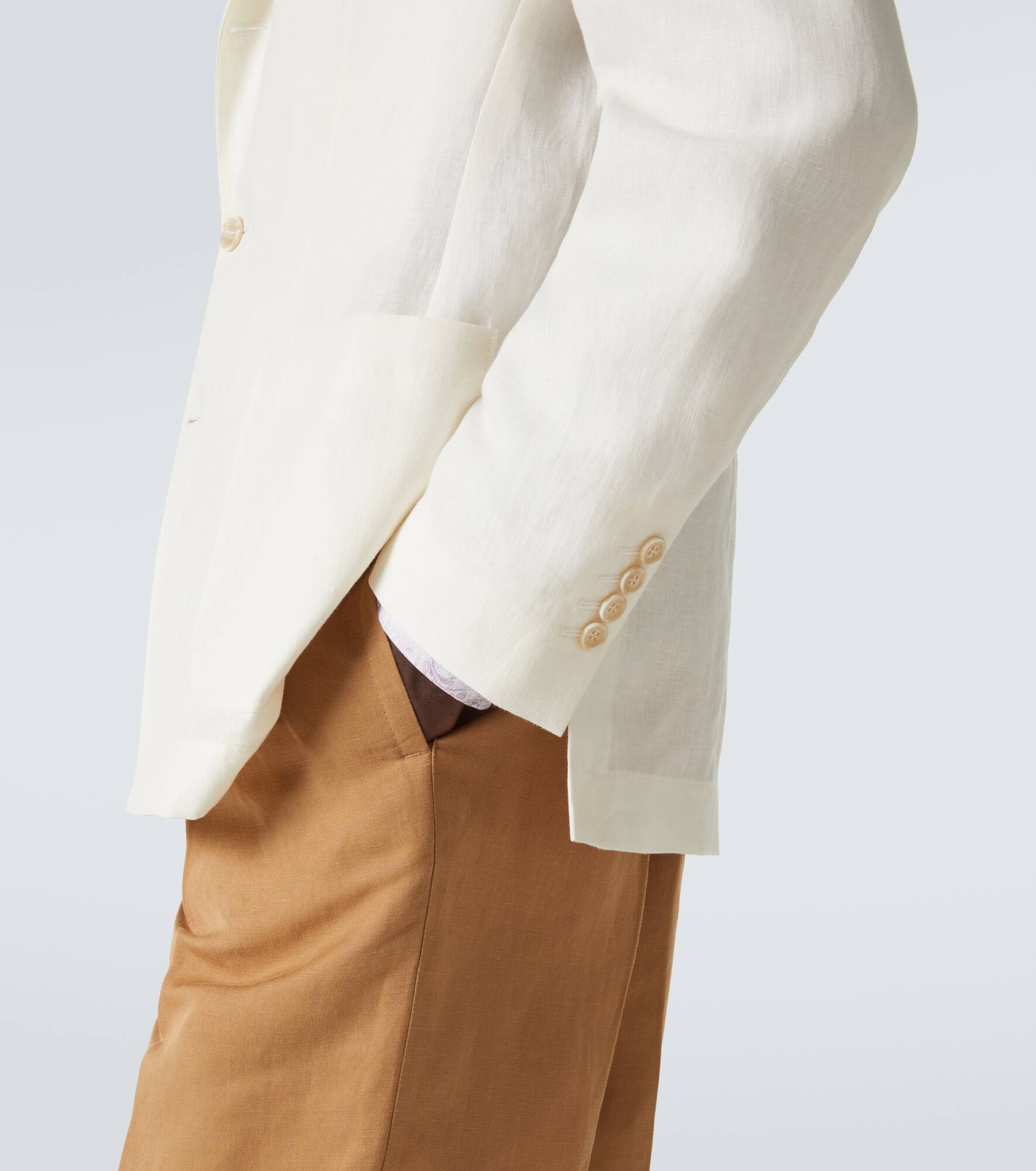 Linen blazer - 7