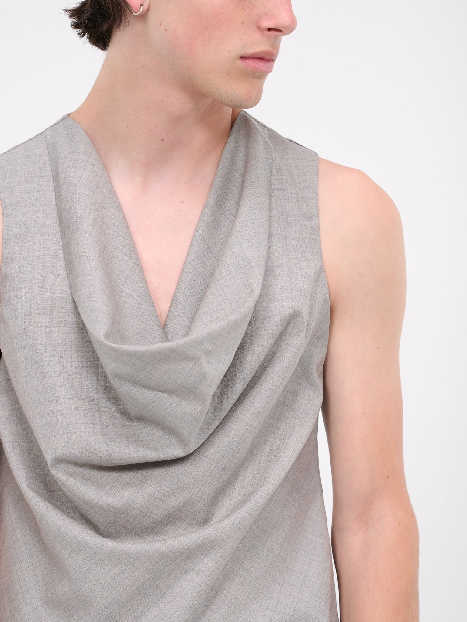 Draped Wool Top - 5