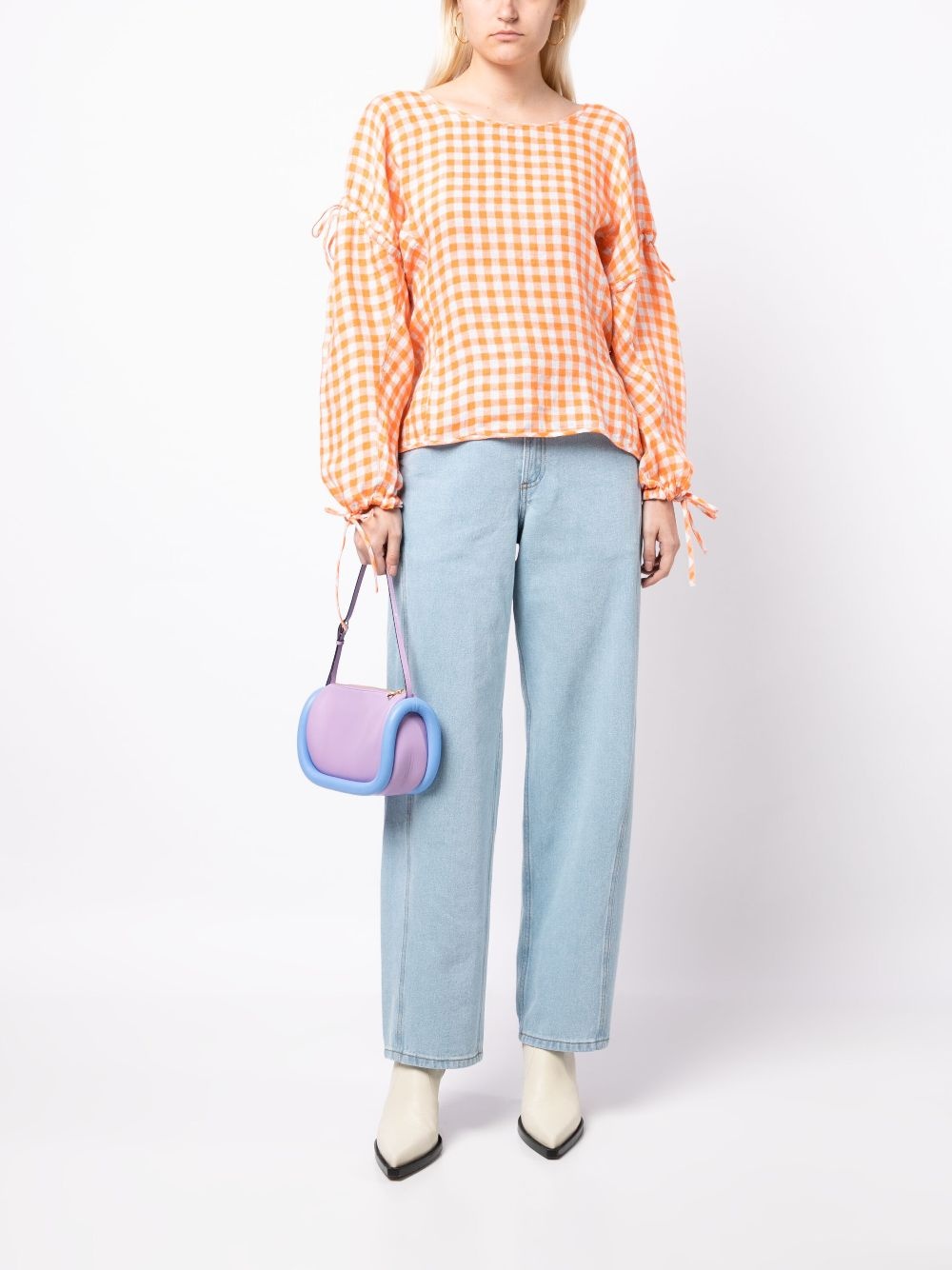 Tapas check-print blouse - 2
