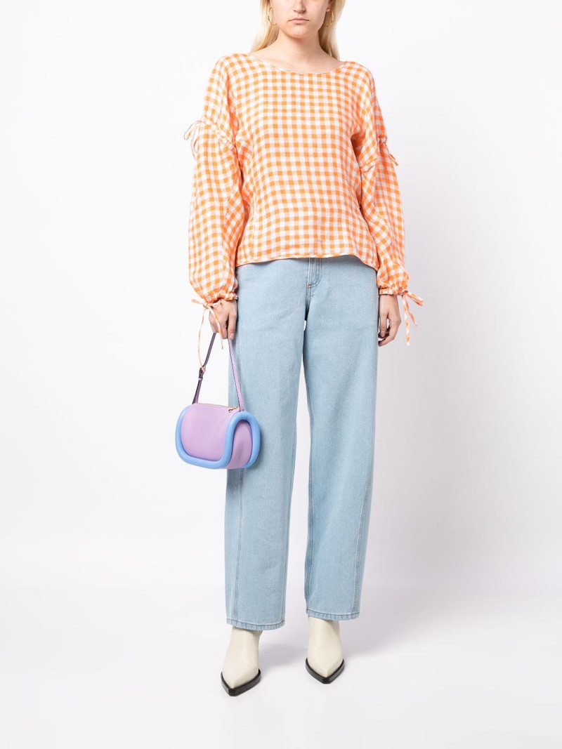 HENRIK VIBSKOV Tapas check-print blouse outlook