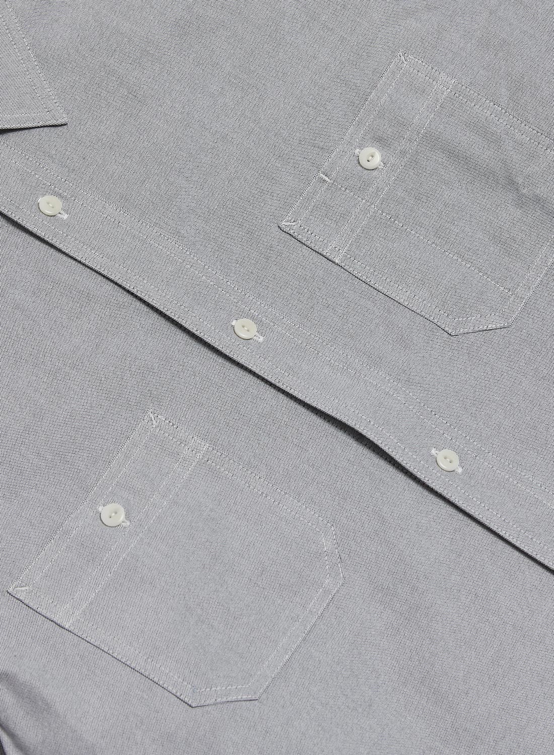 Utility Oxford Work Shirt in Grey - 7