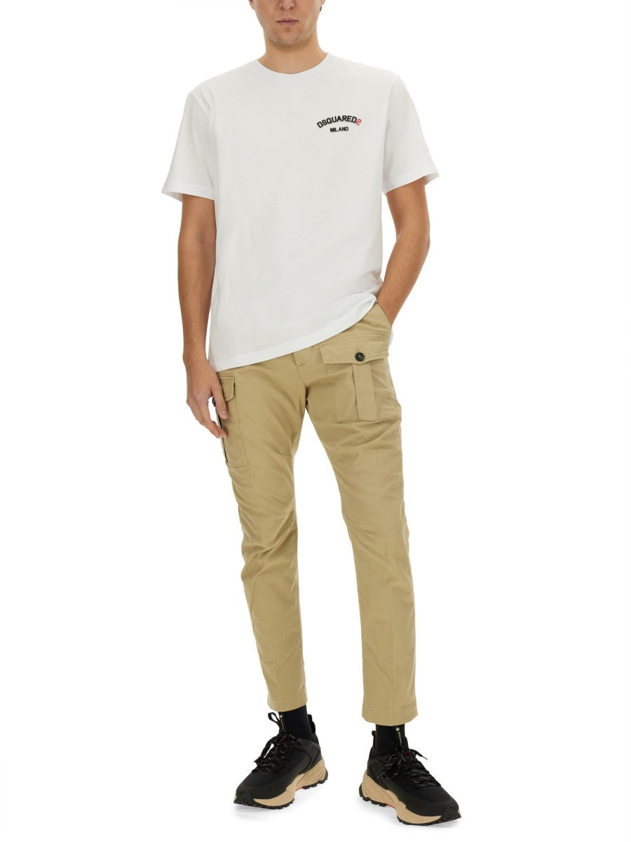 Dsquared Men "Rubber Logo" T-Shirt - 2