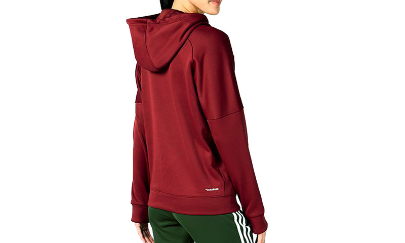 adidas Originals Shine Logo Hoodie "Noble Maroon" outlook