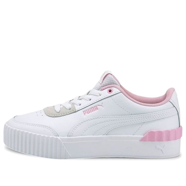 (WMNS) PUMA Carina Lift Casual Board Shoes White/Pink 373031-10 - 1