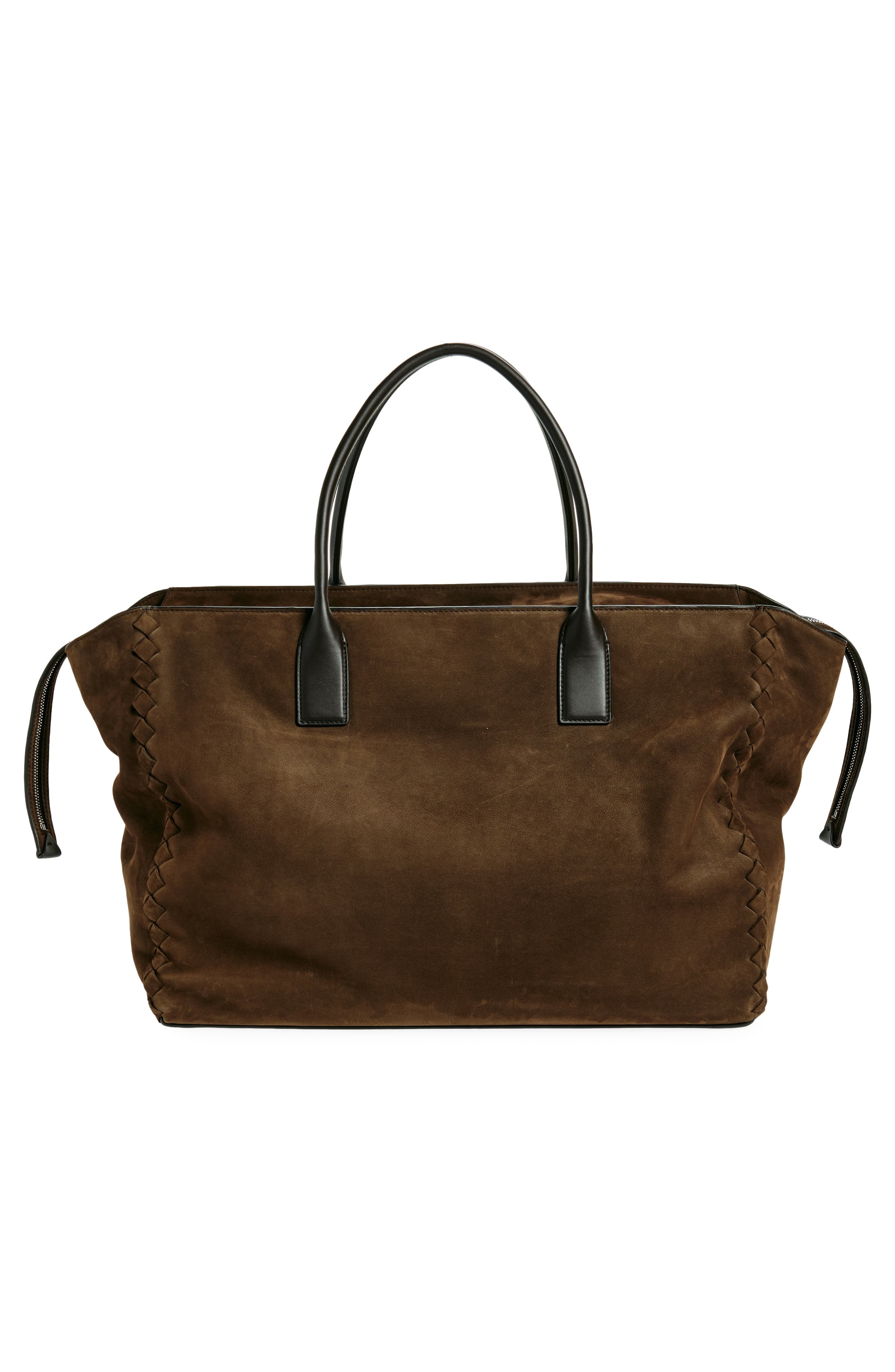 Bottega Veneta Large Zipped Cabat Nubuck Leather Tote in 2145 Fondant/Silver at Nordstrom - 2