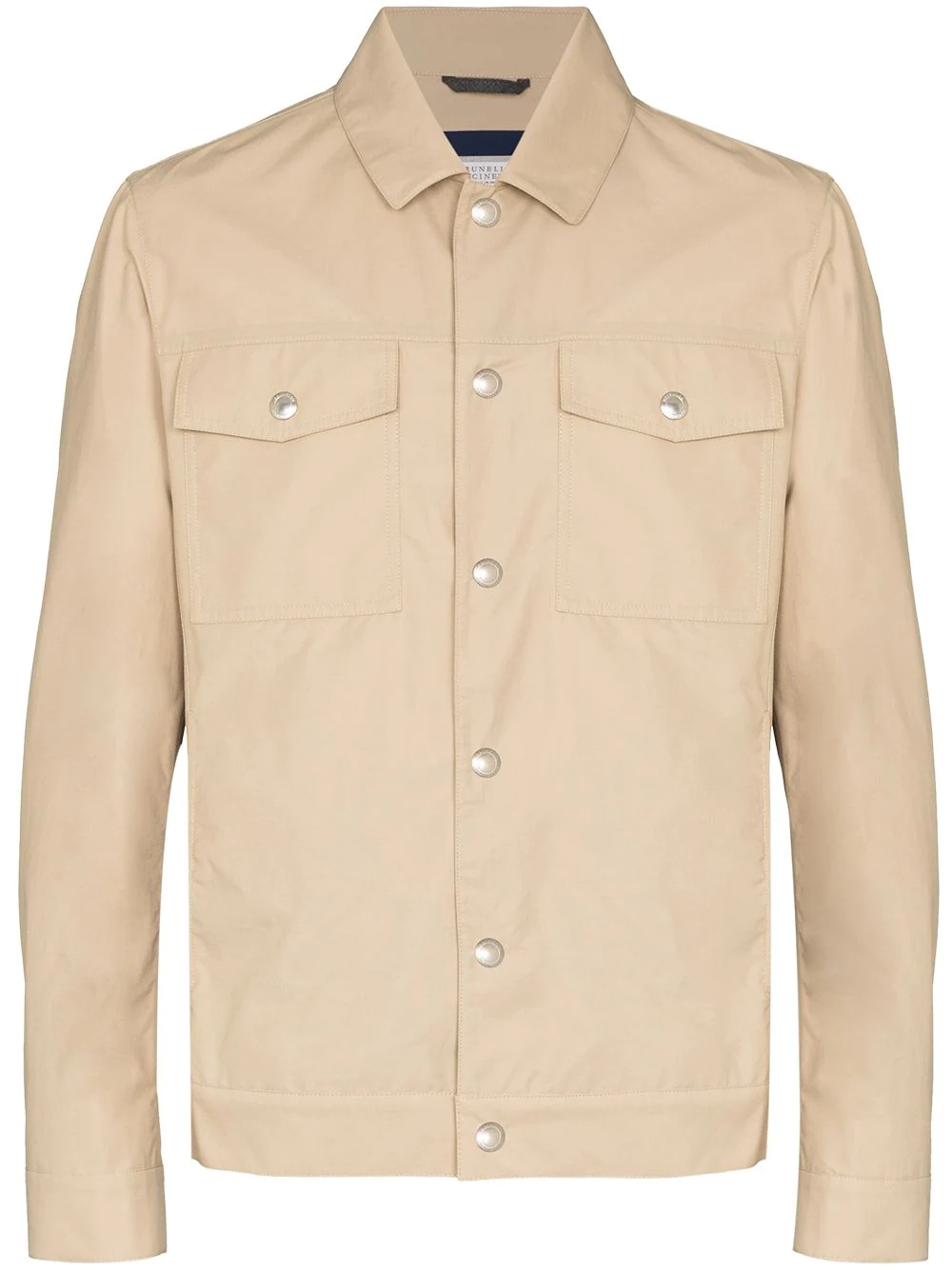 water-resistant shirt jacket - 1