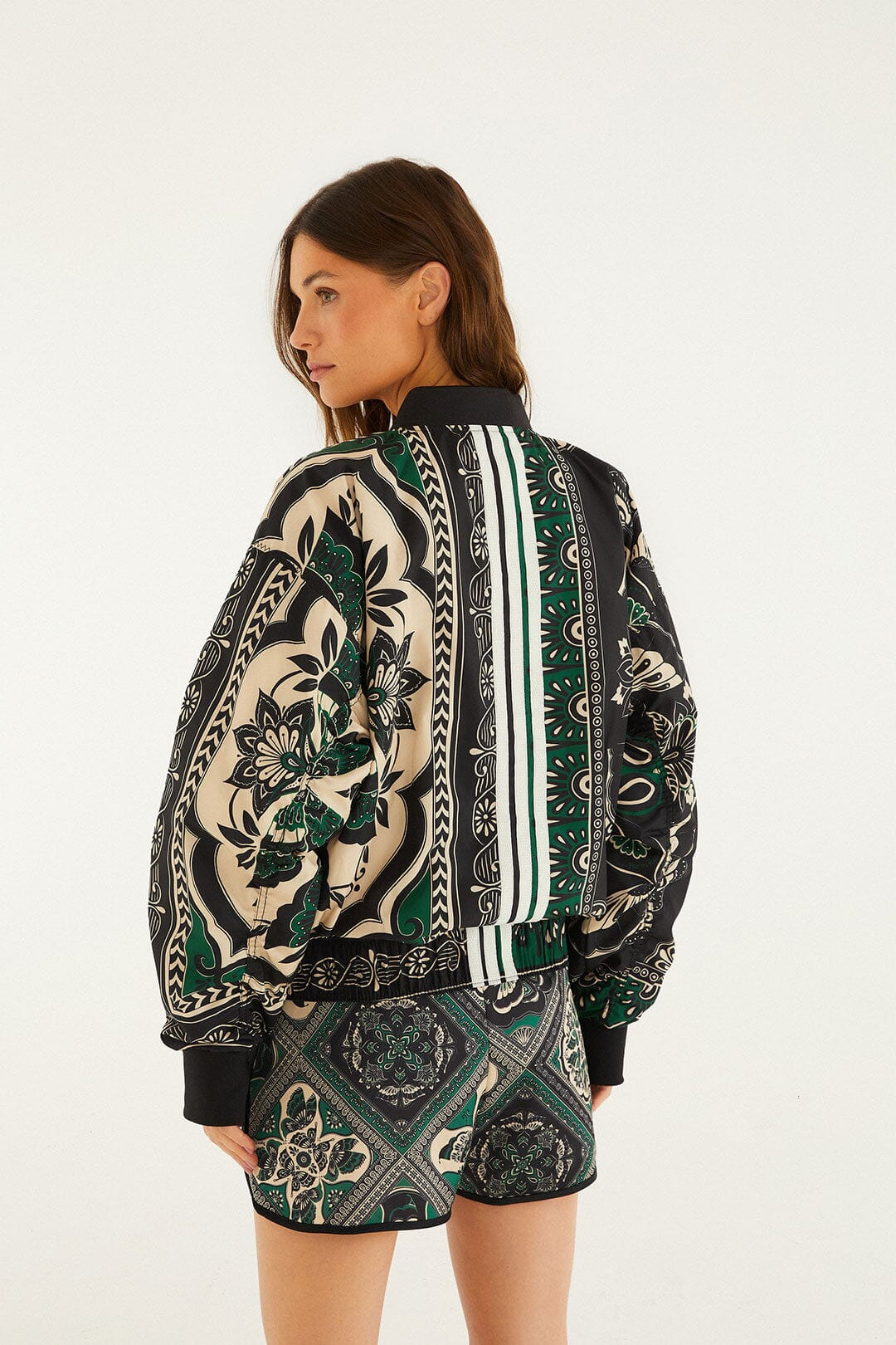 Borboho Scarves Black Adidas Jacket - 4