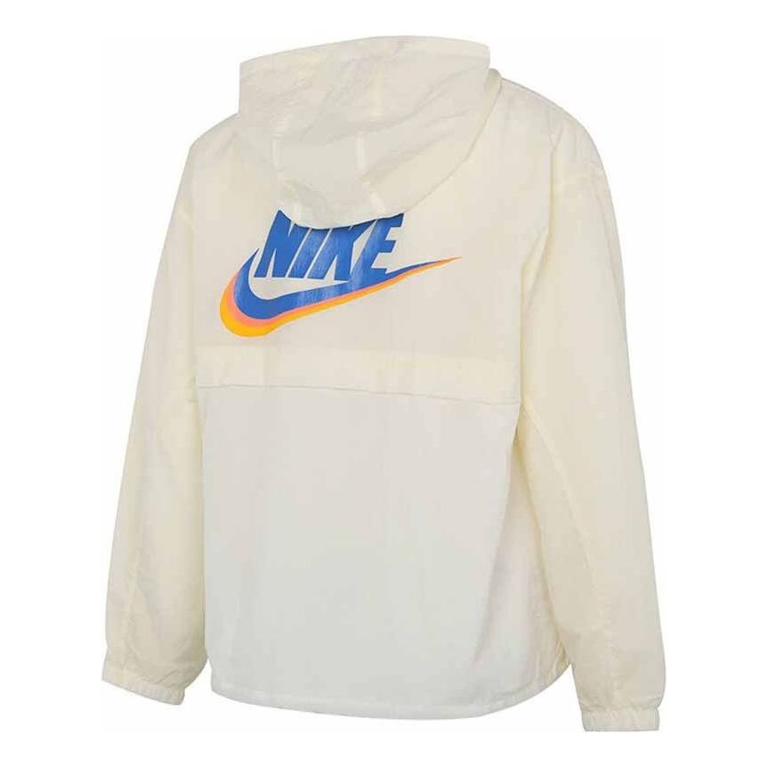 (WMNS) Nike Nsw Icon Clash Jacket SS22 Athleisure Casual Sports Hooded Jacket Autumn Light Yellow DJ - 2
