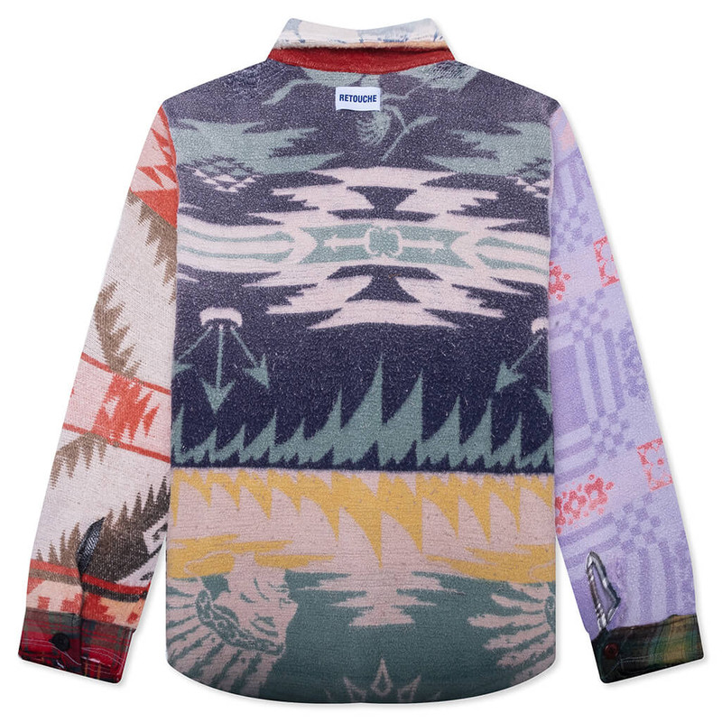 GALLERY DEPT. MARLEY RETOUCHE SHIRT - MULTI PLAID outlook