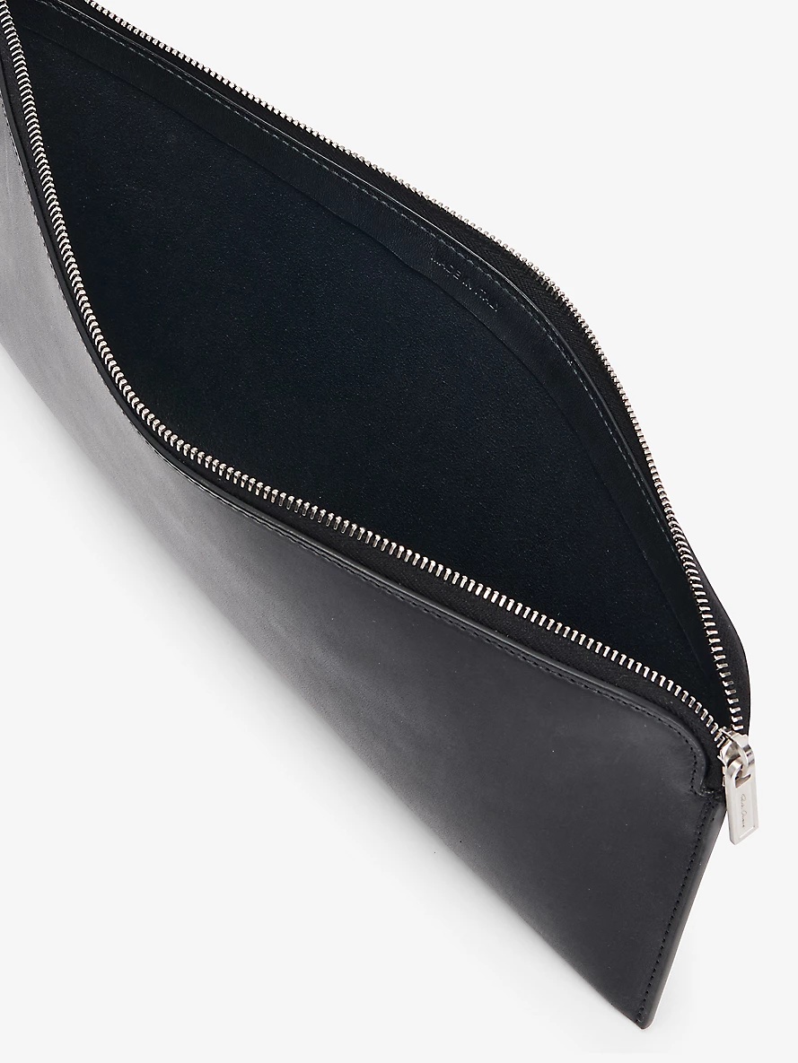 Brand-debossed leather wallet - 4