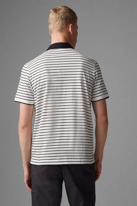 Duncan polo shirt in Off-white/Black - 3