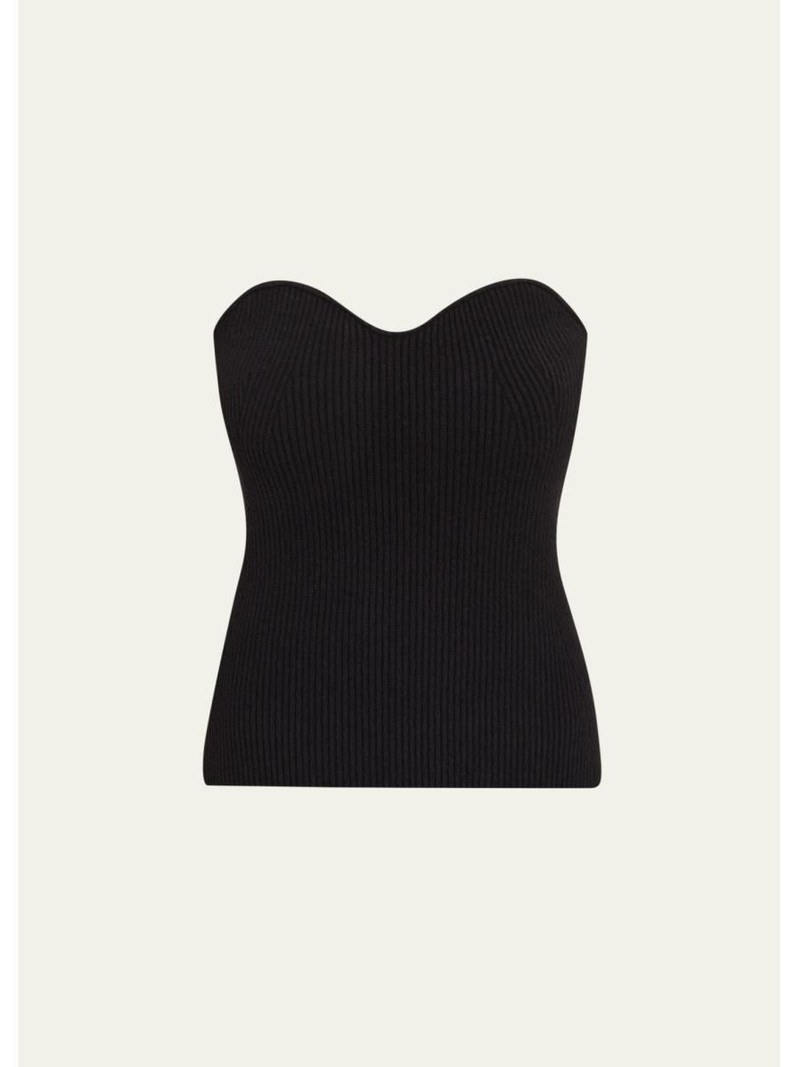 Strapless Knit Top 1