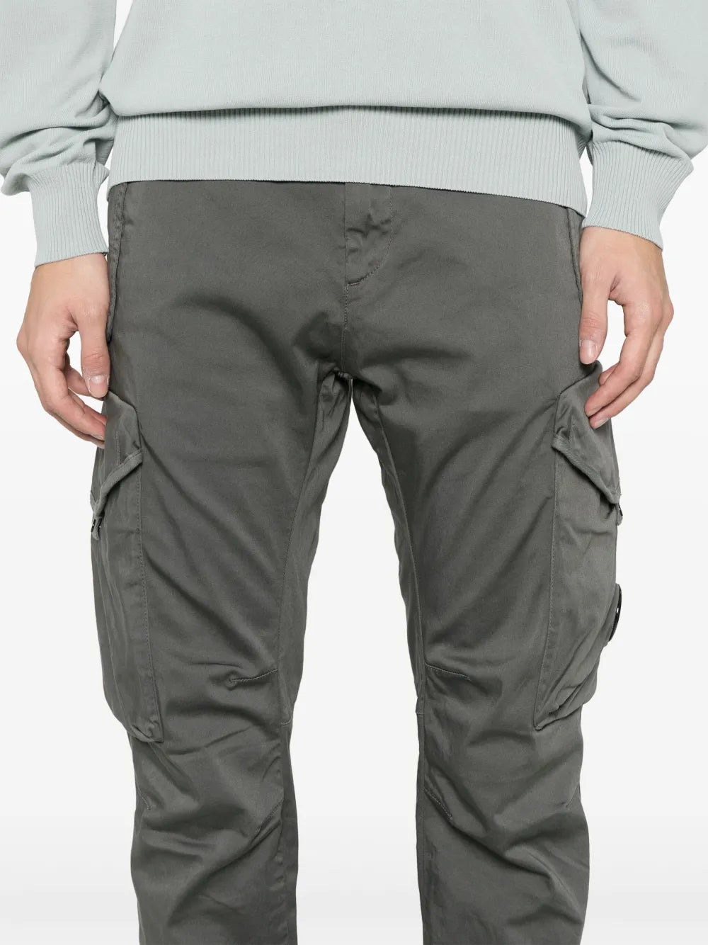 Stretch Satin Cargo Pants - 5