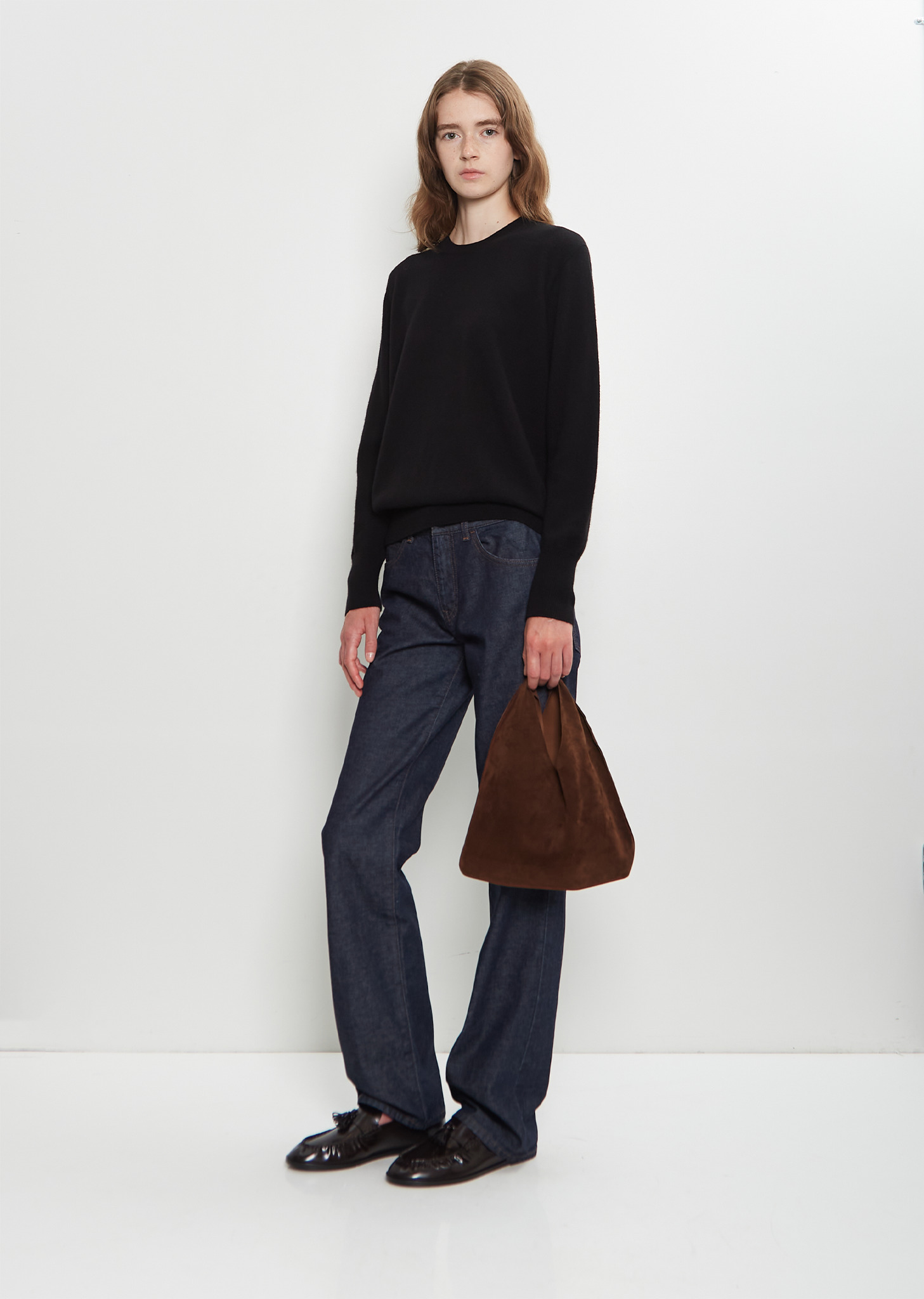 Suede Bindle, Small — Tobacco - 3