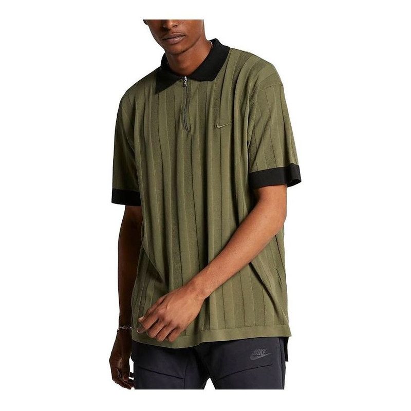 NikeLab Made In Italy Knit Polo Medium olive BV0974-222 - 1