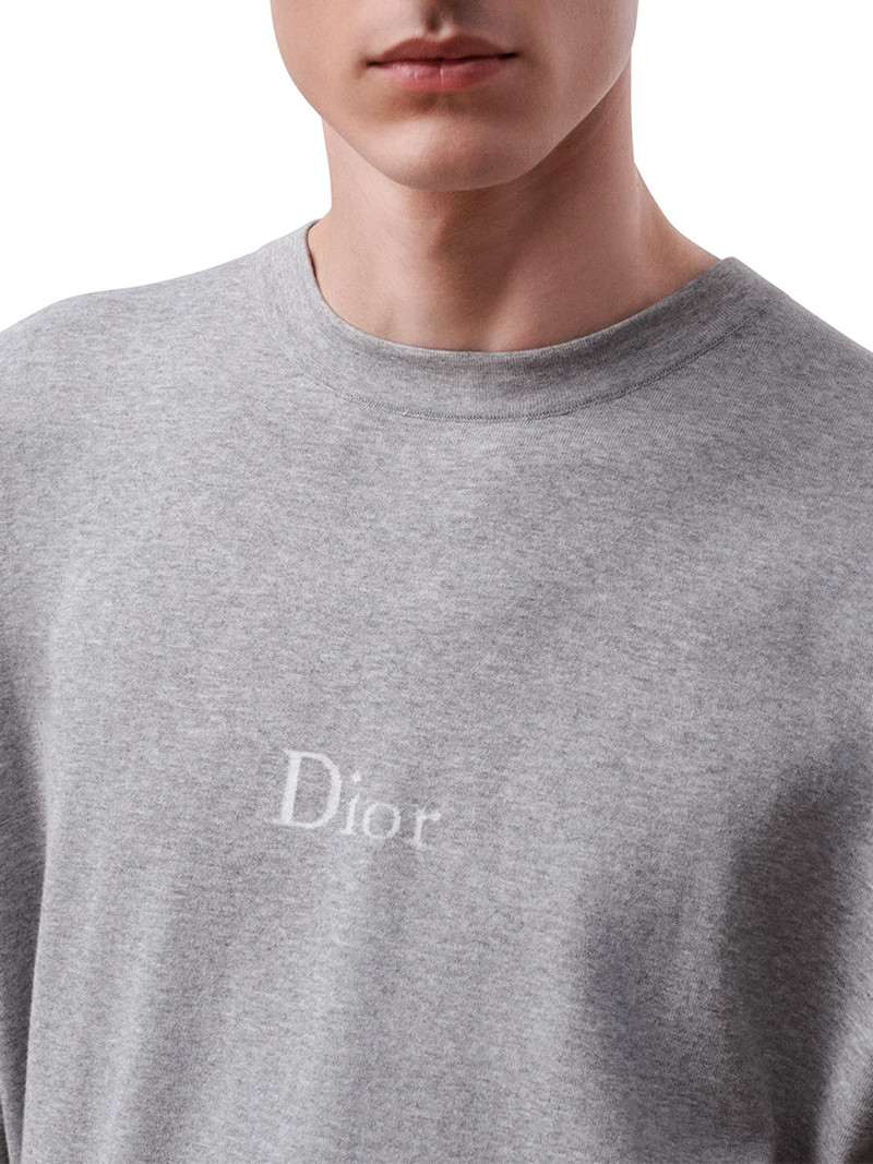 T-SHIRT WITH DIOR SIGNATURE OVERSIZED FIT 4