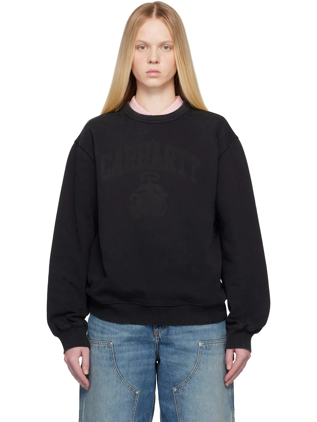 Black Faded Pond Corps Sweatshirt - 1