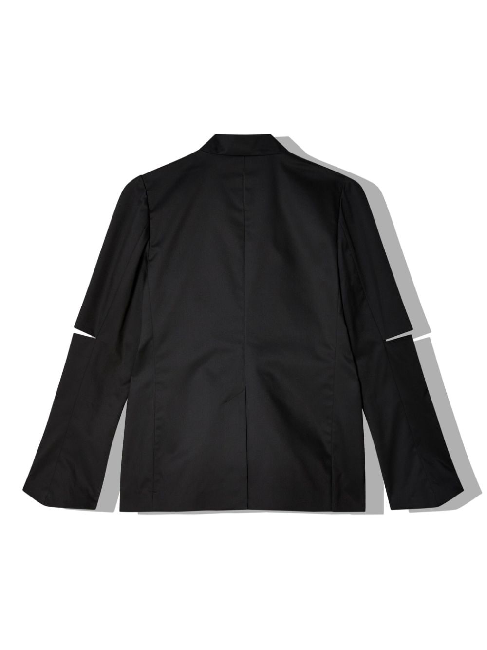 split-elbows single-breasted blazer - 2