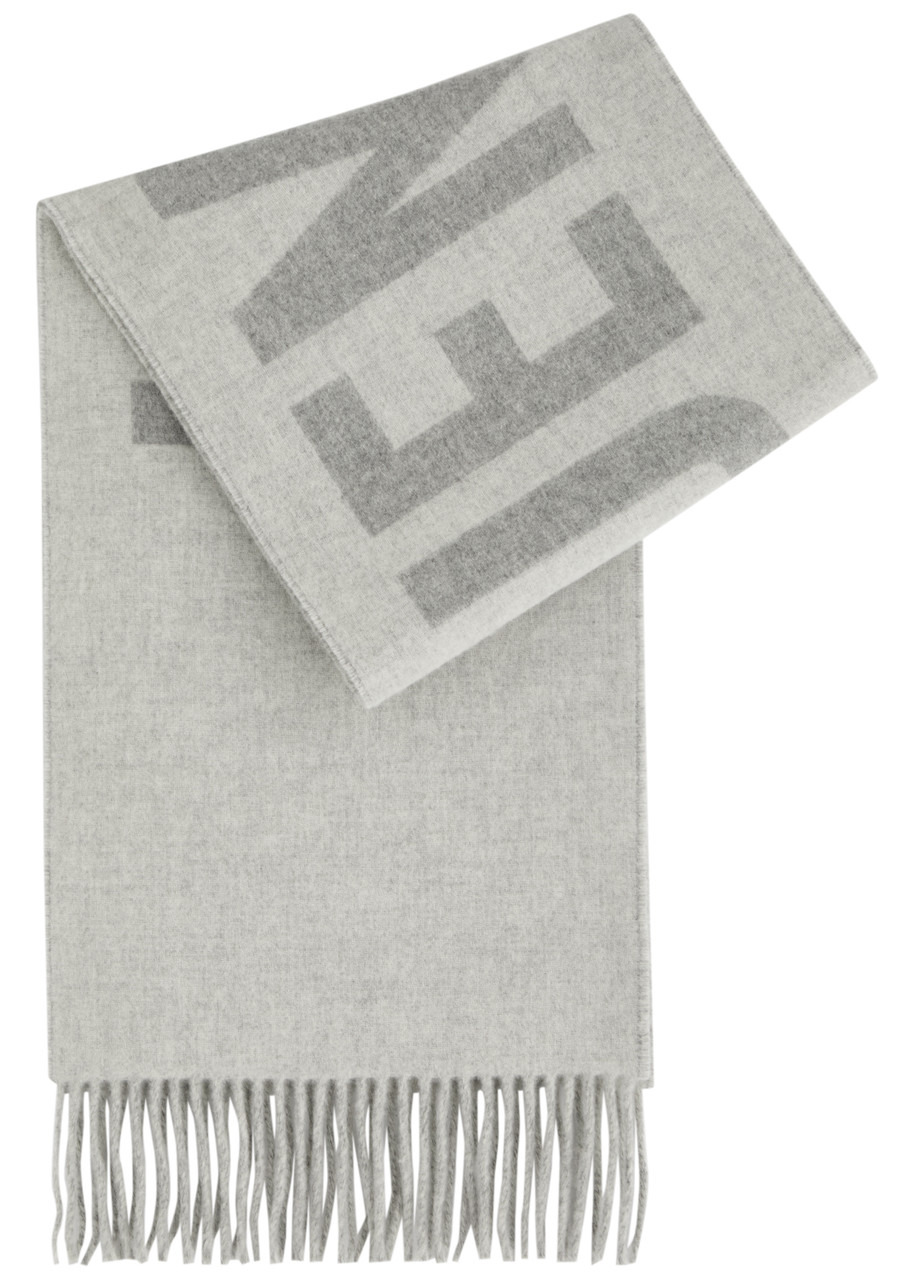 Jacquemus Le Écharpe Logo-intarsia Wool Scarf - 1