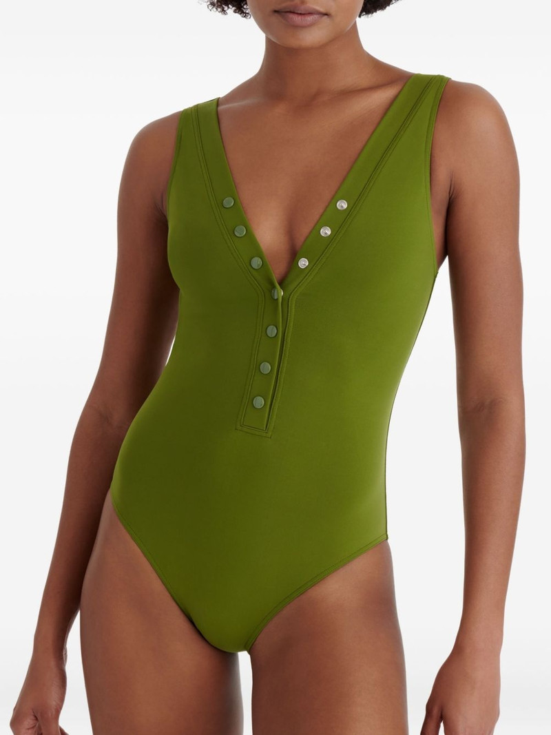 Icône V-neck press-stud swimsuit 5