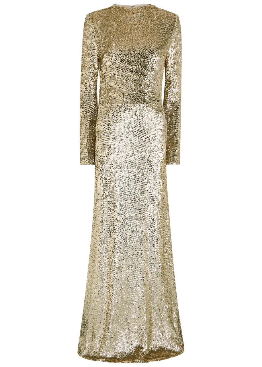 Simkhai Beatrice Sequin-embellished Gown - 1