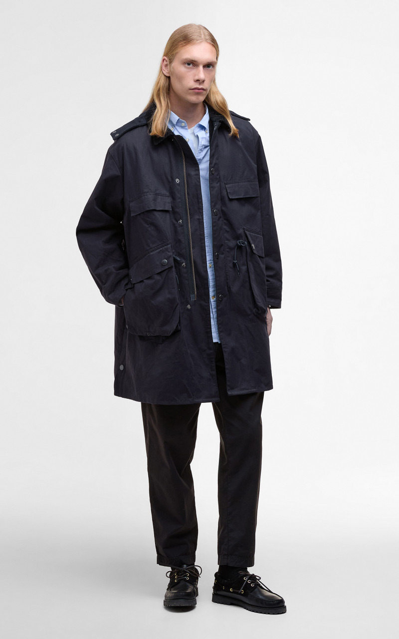 X KAPTAIN SUNSHINE BEDALE FIELD COAT DARK INDIGO - 2