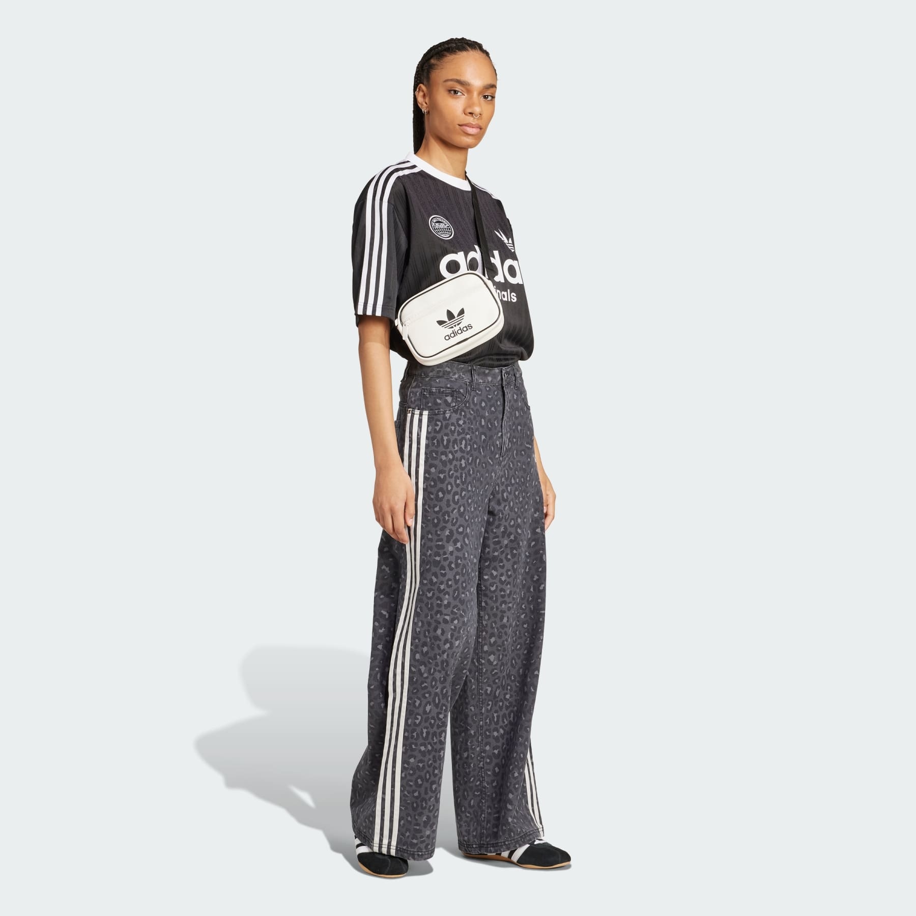 adidas Originals Denim Loose Pants - 4