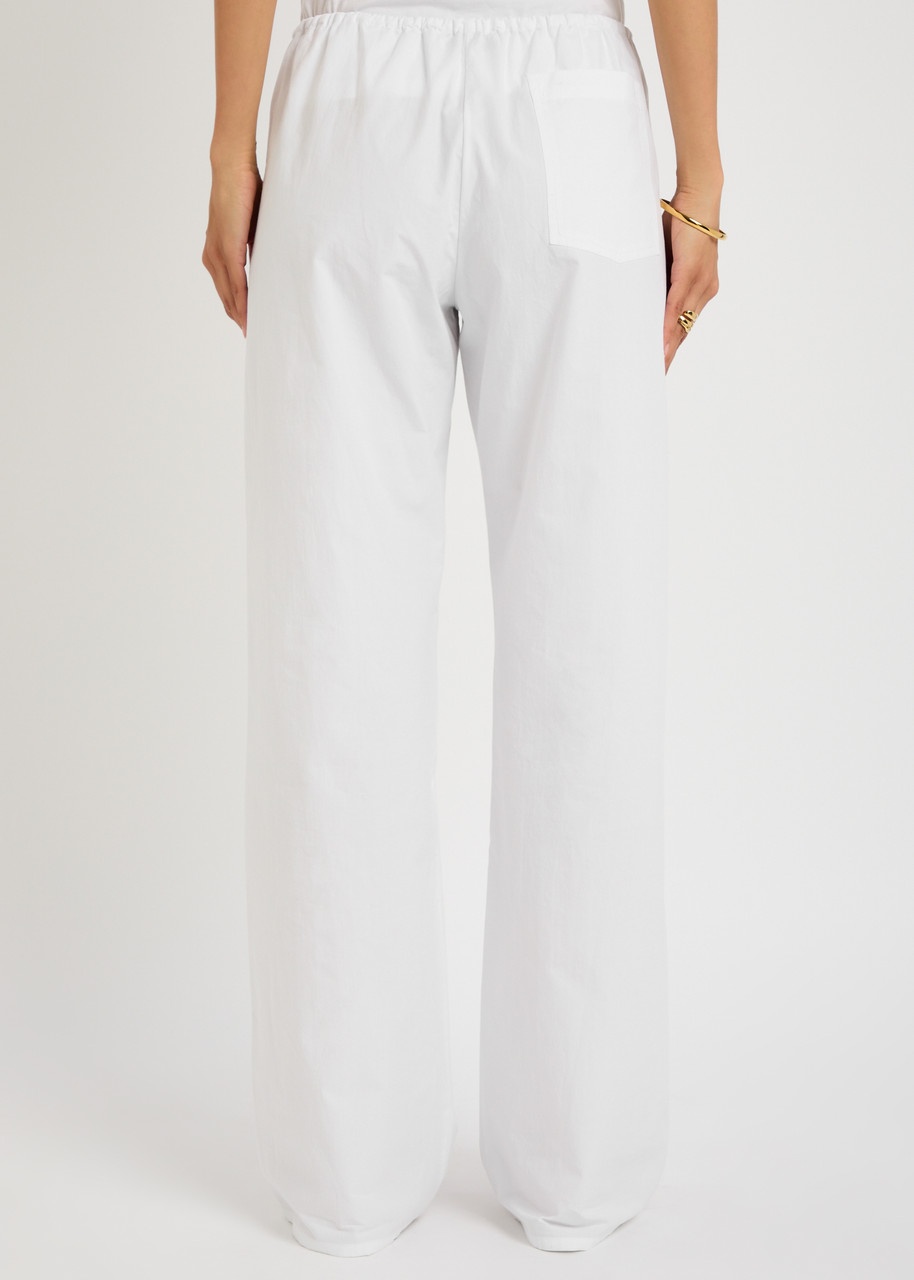 Matteau Drawcord Cotton-poplin Trousers - 3