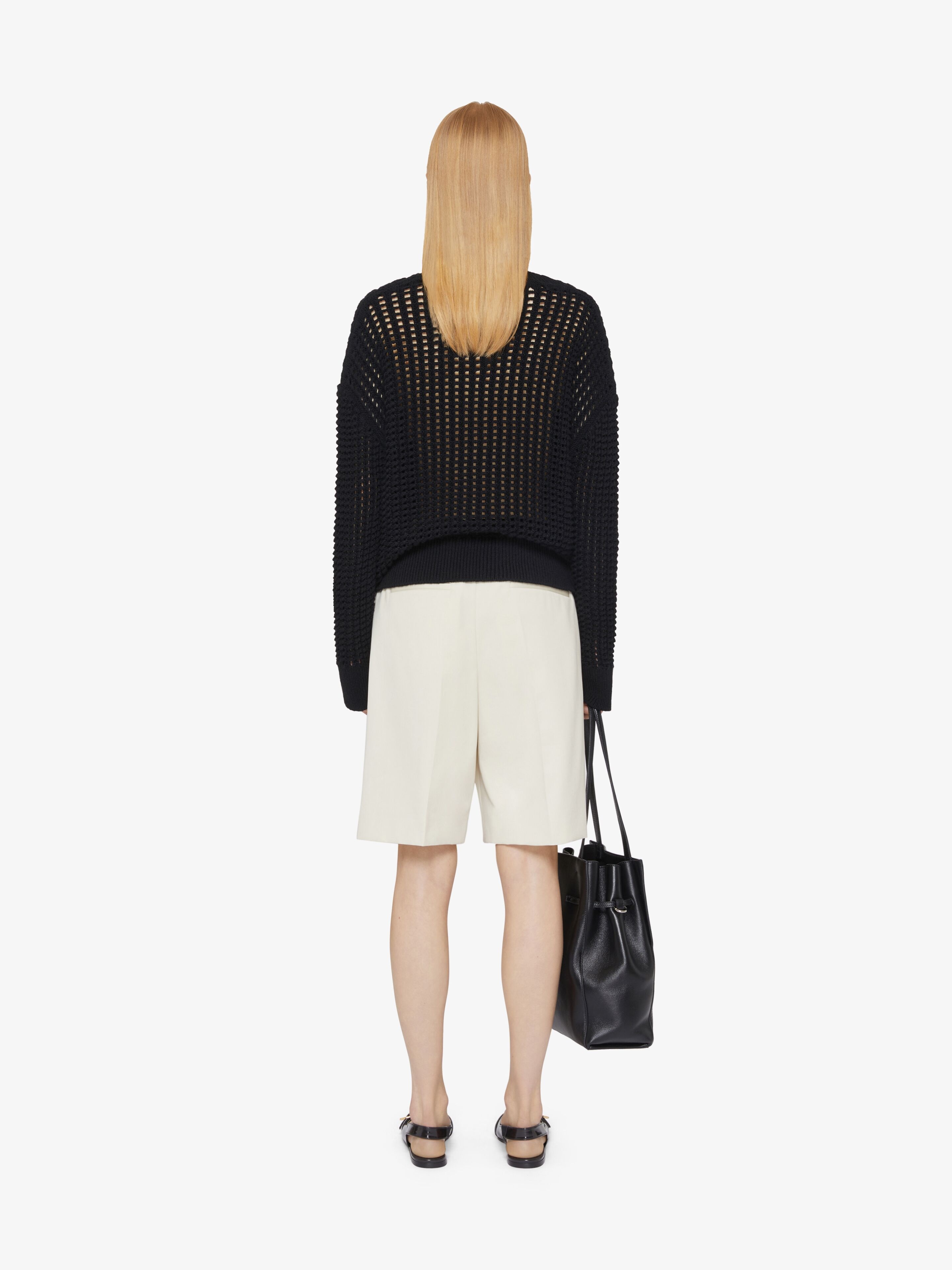 4G SWEATER IN WOOL AND CASHMERE - 4