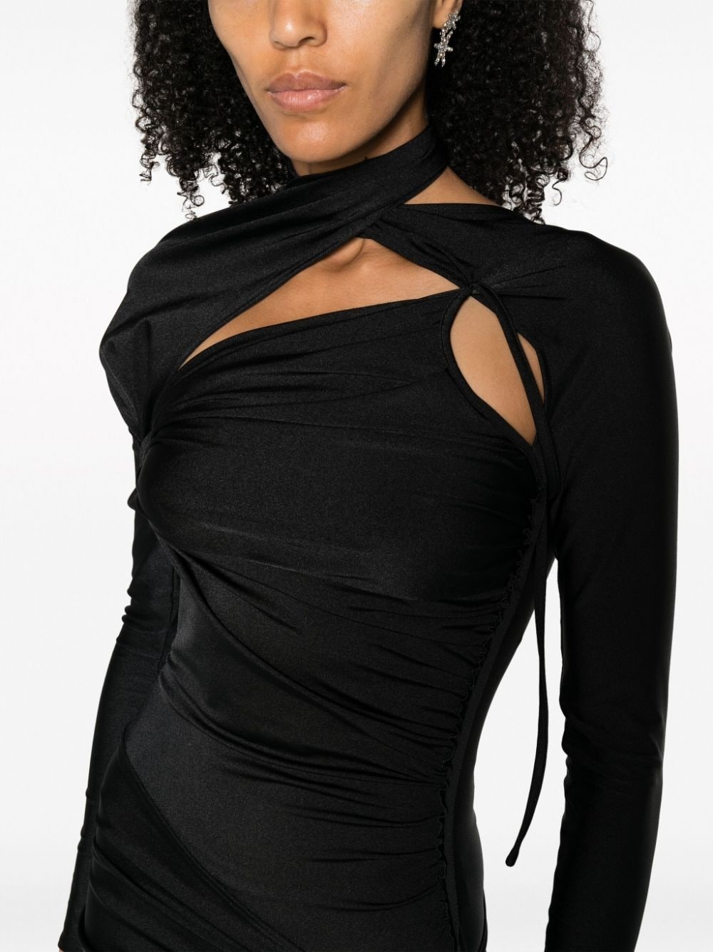 asymetric twisted dress - 5