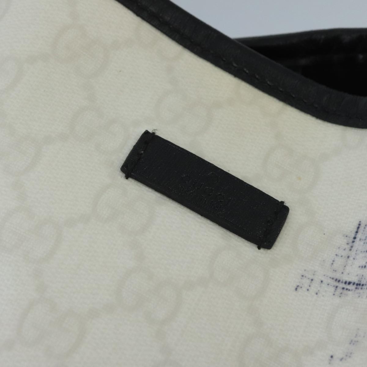 GUCCI GG Supreme Tote Bag Pvc Gold White - 10
