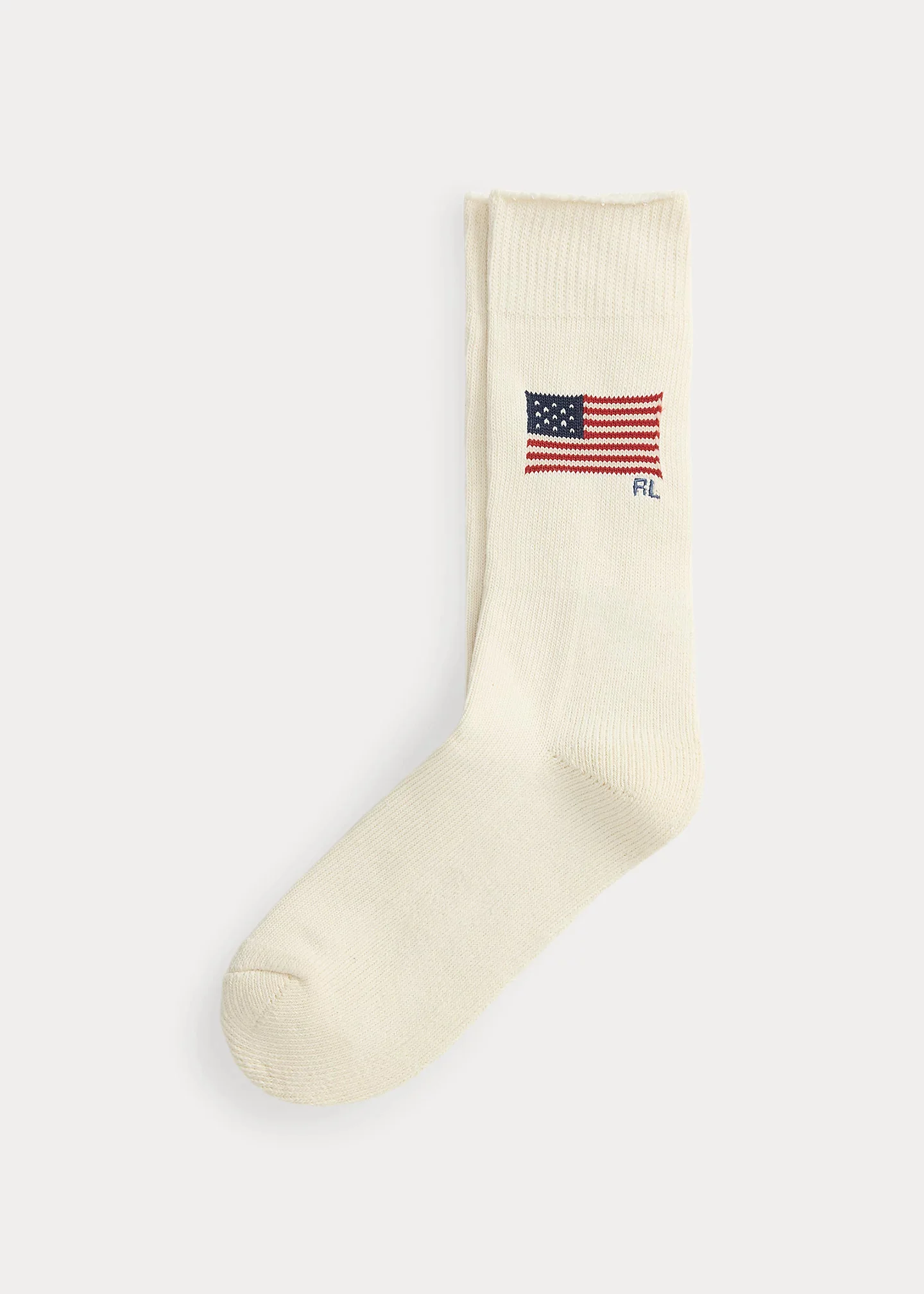 Flag Cotton-Blend Crew Socks - 1