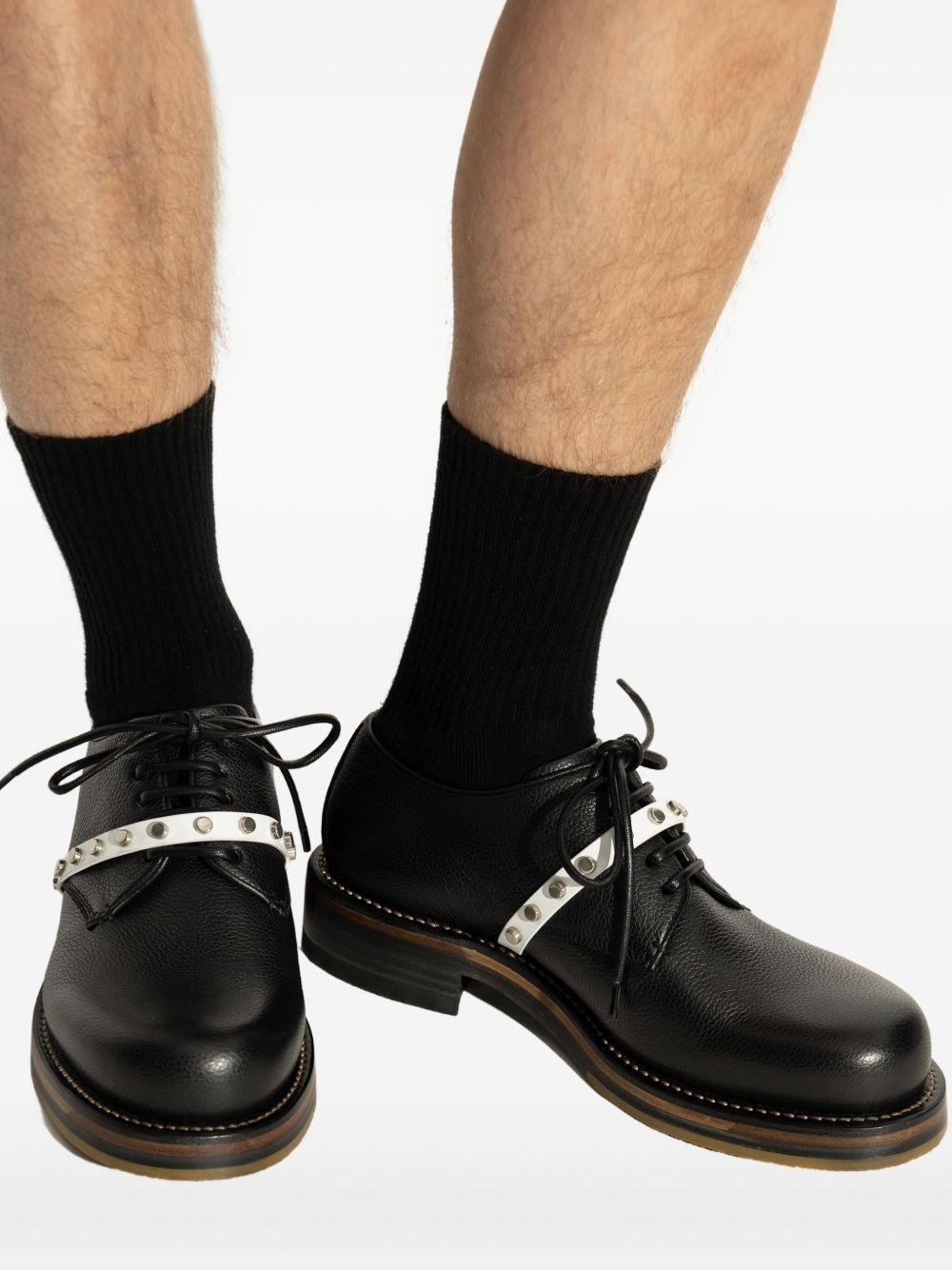 leather Derby shoes - 5