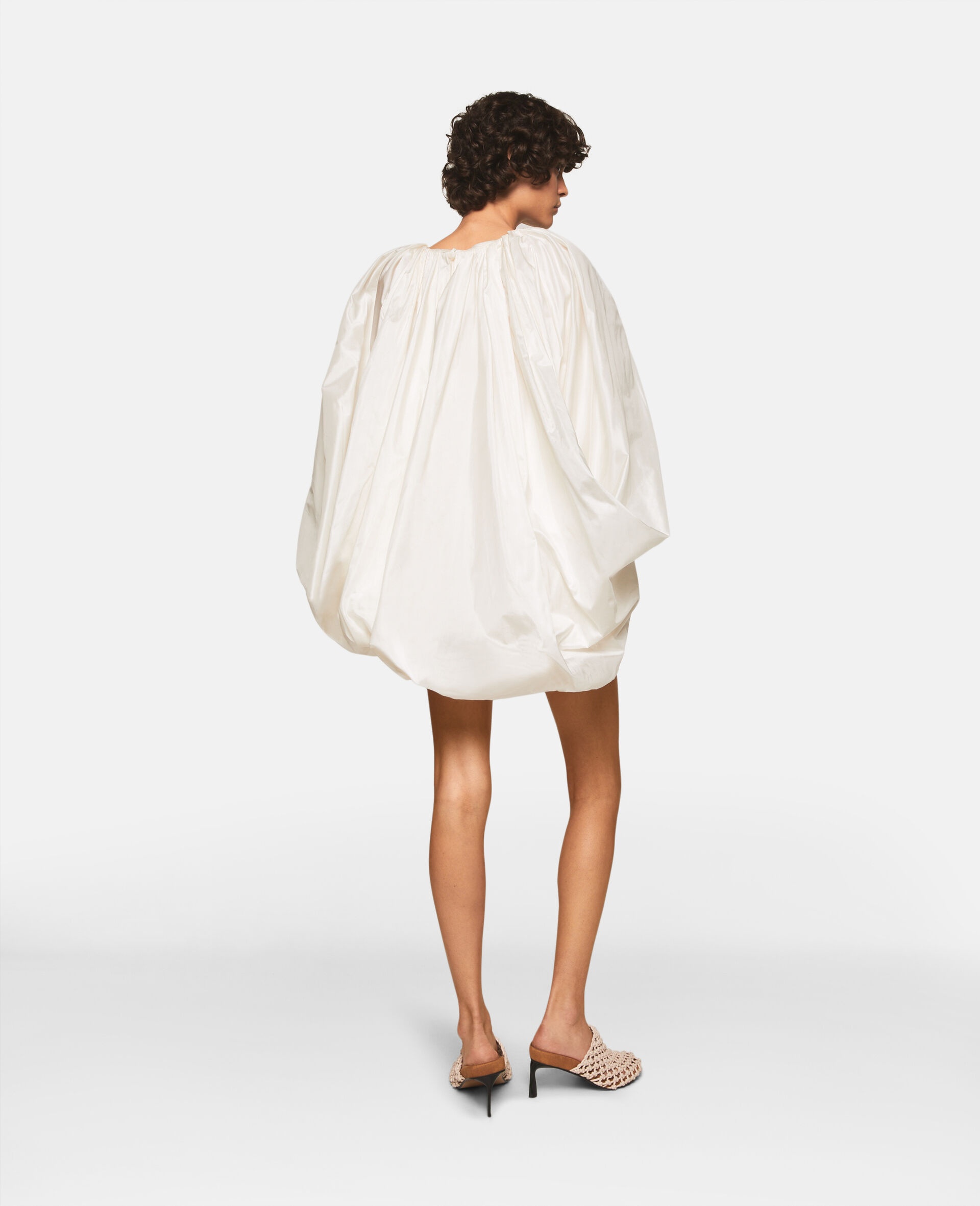 Sleeveless Cape Mini Dress - 4