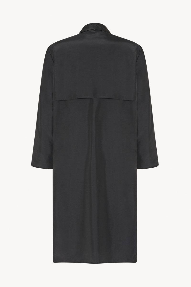 The Row Erwin Coat in Silk and Nylon outlook