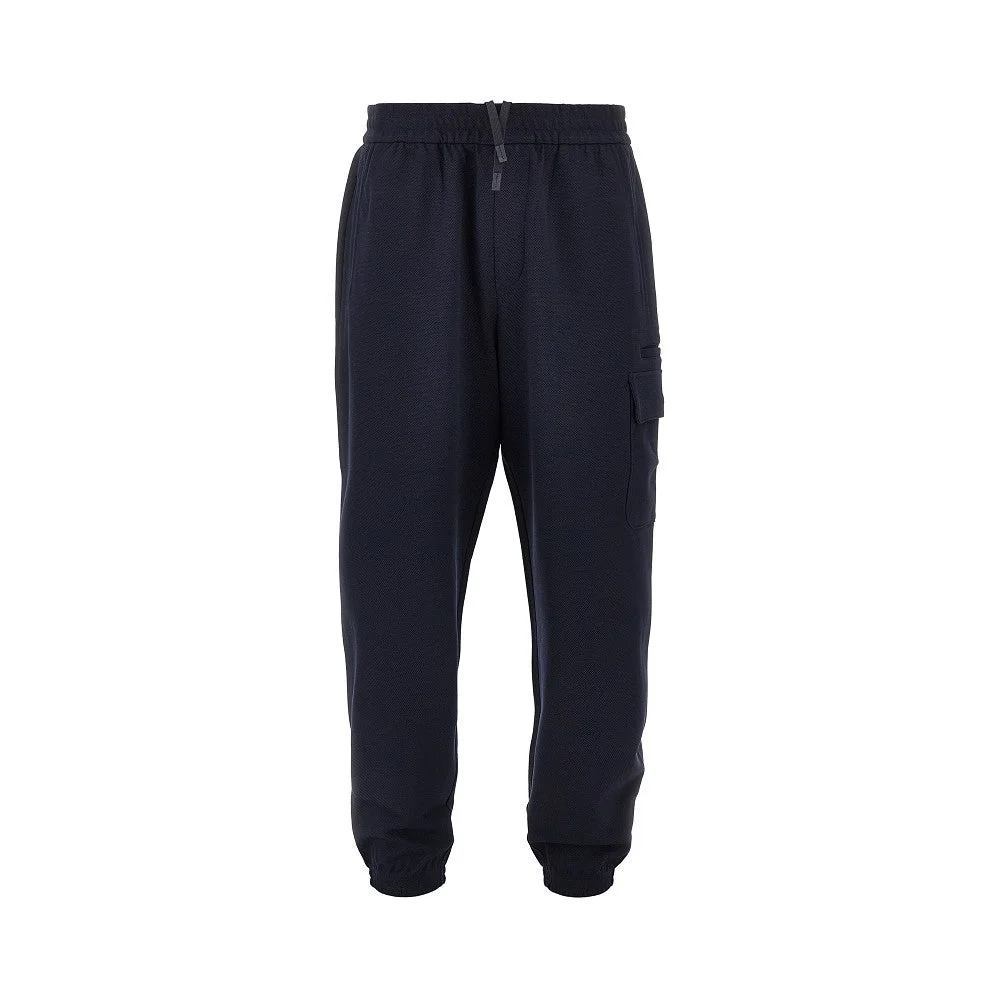 TRAVEL ESSENTIAL PIQUET JERSEY CARGO PANTS - 1