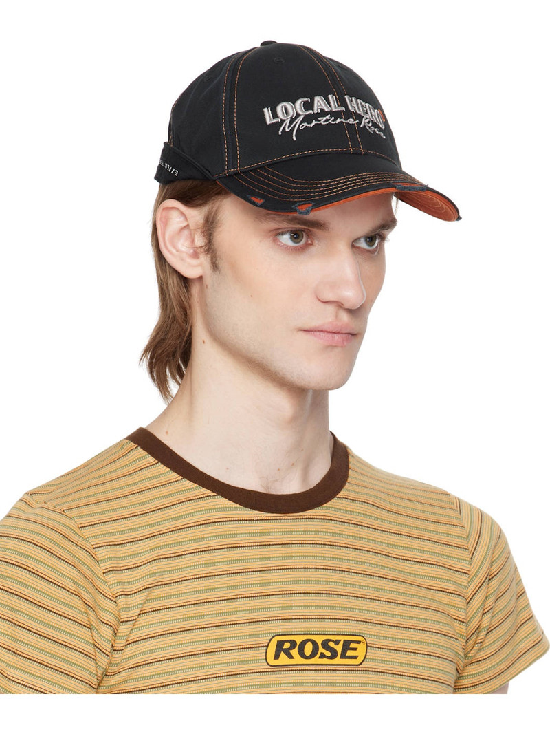 Martine Rose Black Roll Back Cap outlook
