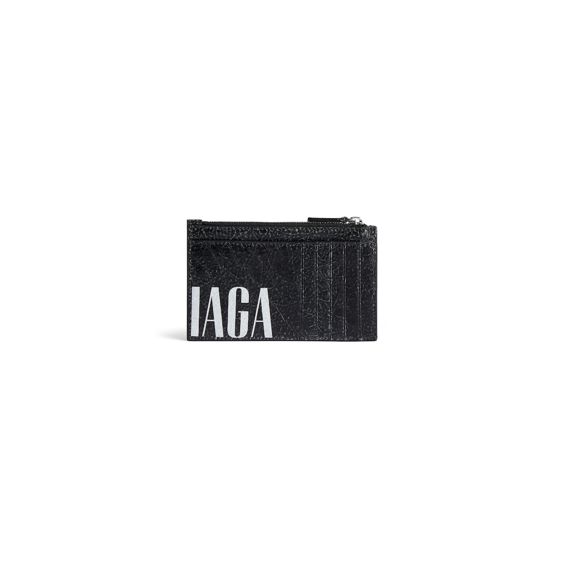 Men's Editor Long Coin And Card Holder  in Black/white - 2