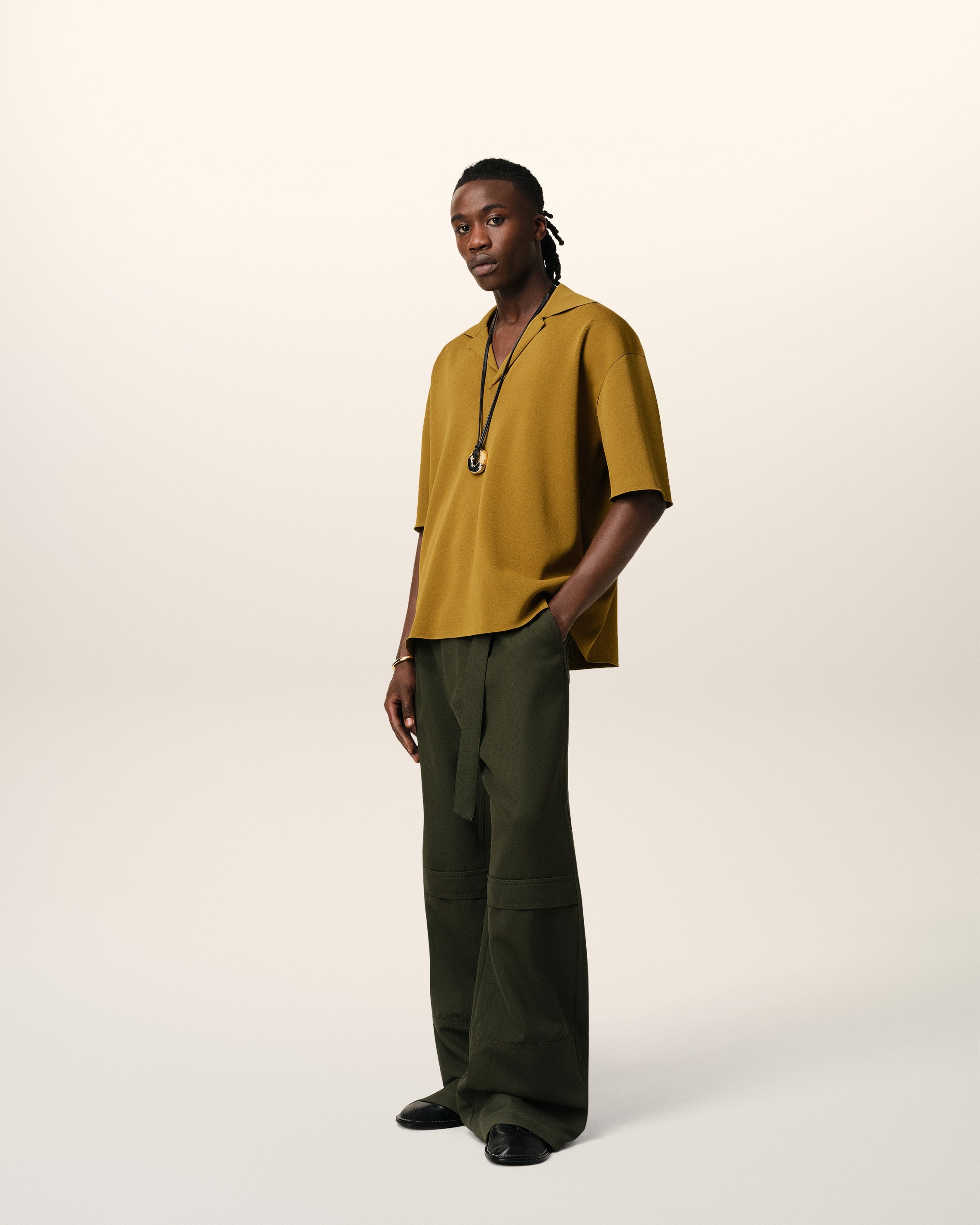 MUSTARD SHORT SLEEVE POLO - 6